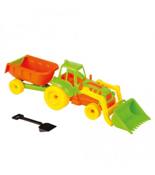 Cute Tractor with front loader                    and trailer-
Şirin Kepçeli-Röm