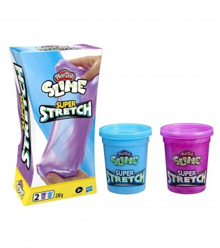 PLAY-DOH SLIME SÜPER ESNEK 2'Lİ HAMUR