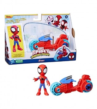 SPIDER AND HIS AMAZING FRIENDS MOTORSİKLET VE FİGÜR