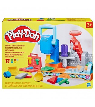 Hasbro PlayDoh Renkli El Aletleri Tezgahı F9141