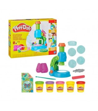Hasbro Play-Doh İşikli Mikroskop Oyun Seti G0494