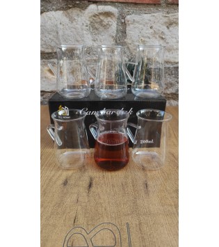 6 LI BOROSİLİKAT KEYİF ÇAY BARDAĞI