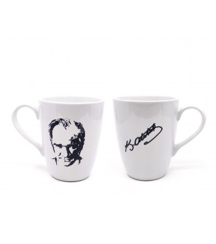 ATATÜRK İMZALI PORS.KUPA BARDAK