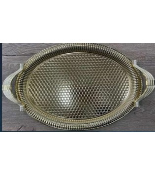 GOLD RENK OVAL ORTA BOT TEPSİ