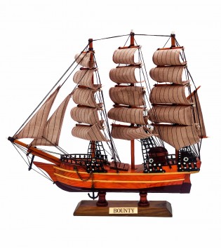 45 CM AHŞAP YELKENLİ GEZİ TEKNESİ