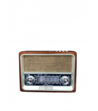 NOSTARJİK GÖRÜNÜMLÜ USB ŞARJLI  FM RADYO