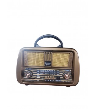 NOSTARJİK GÖRÜNÜMLÜ USB ŞARJLI  FM RADYO