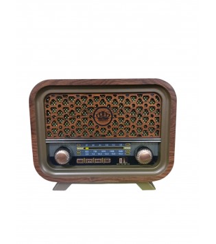 NOSTARJİK GÖRÜNÜMLÜ USB ŞARJLI  FM RADYO