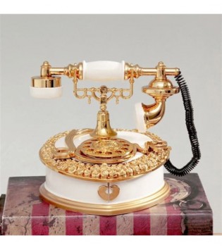 TELEFON MÜZİK KUTUSU BEYAZ