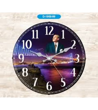 KÖPRÜLÜ ATATÜRK BONBELİ DUVAR SAATİ