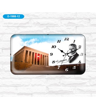 DİK BONBELİ ANITKABİR  DUVAR SAATİ