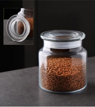 YENİ CAM KAPAKLI CAM KAVANOZ 1,3 ML