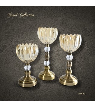 METAL AYAKLI GOLD 3 LÜ ESKİTEME ŞAMDAN METAL AYAKLI GOLD 3 LÜ ESKİTEME ŞAMDAN