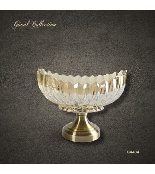 METAL AYAKLI  GOLD MEYVELİK GONDOL