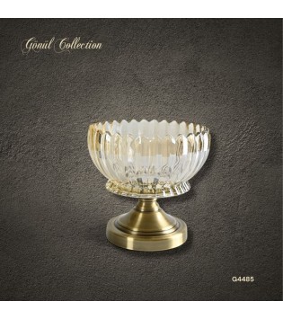 METAL AYAKLI  GOLD MEYVELİK GONDOL