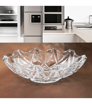 KRİSTAL KESME OVAL AYAKSIZ MEYVELİK
