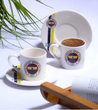 FENERBAHÇE LİSANSLI 2 Lİ KAHVE FİNCAN TK.