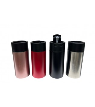 RENKLİ 500 ML SİLİNDİR BARDAK TERMOS