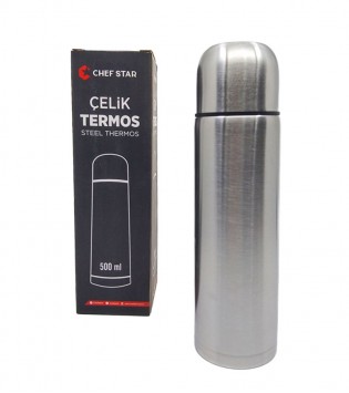 500 ML ÇELİK MERMİ TERMOS