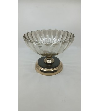 25 CM CAM GOLD AYAKLI GONDOL