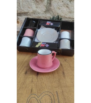 STONWARE DAMARLI RENKLİ KAHVE FİNCANI