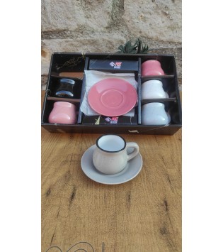 STONWARE DAMARLI RENKLİ KAHVE FİNCANI
