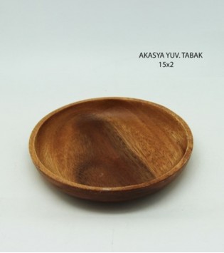 AKASYA YUVARLAK TABAK 15X2