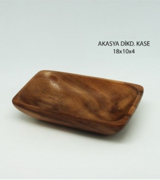 AKASYA DİKDÖRTGEN KASE 18X10X4