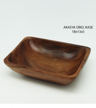 AKASYA DİKDÖRTGEN KASE 18X13X5