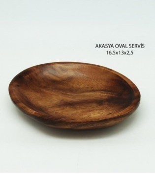 AKASYA OVAL SERVİS16,5X13X2,5