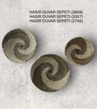 HASIR DUVAR SEPETİ 38X8