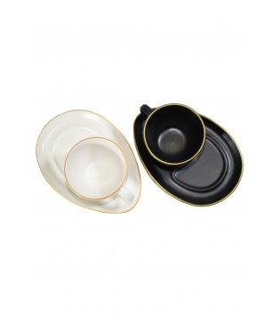 4 PCS KERAMİKA ÇAY NESCAFE SETİ