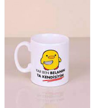 KUTULU PORSELEN MİZAH KUPA