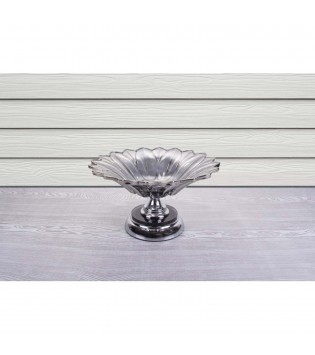 METAL AYAKLI CAM GOLD/GÜMÜŞ RENK MEYVELİK