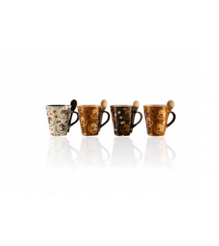 STONWARE KAŞIKLI DESENLİ KUPA