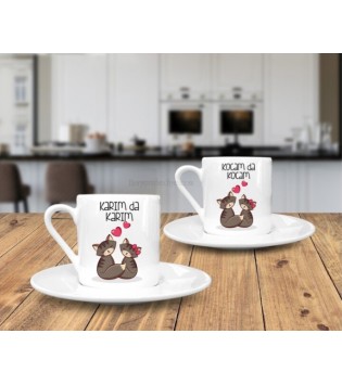 KOCAMDA KOÇAM 2 Lİ POR.KAHVE FİNCANI
