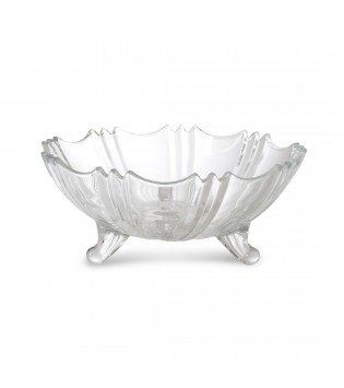 9X22 CM  AYAKLI CAM MEYVELİK GONDOL