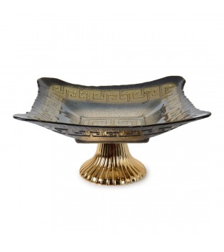 VRSC KARE AYAKLI CAM MEYVELİK 078hnc