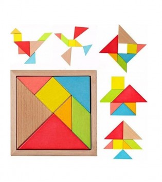 7 PARÇA MİNİ TANGRAM