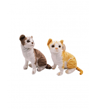AYAKTA PELUŞ KEDİ