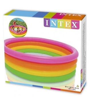 Intex 56441 Renkli 4 Bölme Havuz 168 cm