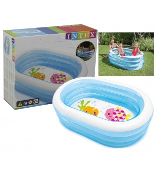Intex 57482 Şeffaf Deniz Renkli 3 Bölme Havuz 163 cm