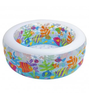 Intex 58480 Şeffaf Deniz Desenli 3 Bölme Havuz 152 cm