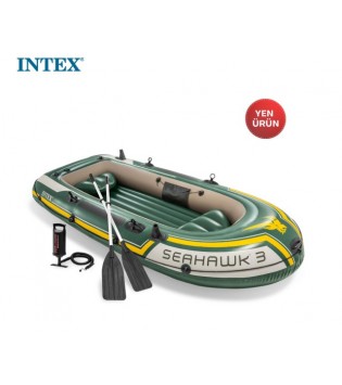 Intex 68380 Seahawk 3 Bot+Kürek+Pompa Set 295 cm