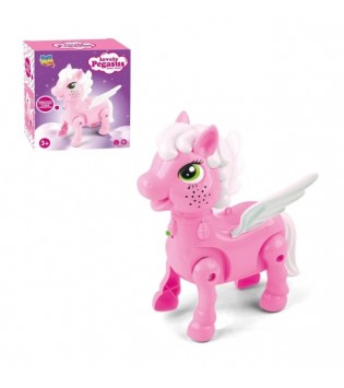 2570 YÜRÜYEN PİLLİ AT - PEMBE