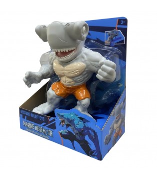 STRESS RELEIF TOY- LARGE SOFT HAMMERHEAD SHARK STRESS RELEIF TOY- LARGE SOFT HAMMERHEAD SHARK