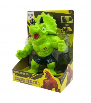 STRESS RELEIF TOY- LARGE SOFT TRICERATOPS STRESS RELEIF TOY- LARGE SOFT TRICERATOPS