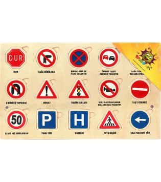 WOODOY YAPBOZ TRAFİK LEVHALARI 
