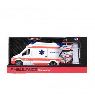 Let's Drive Sesli ve Işıklı Ambulans Let's Drive Sesli ve Işıklı Ambulans