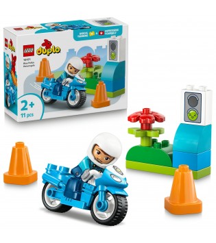 Lego Mavi Polis Motosikleti 10471